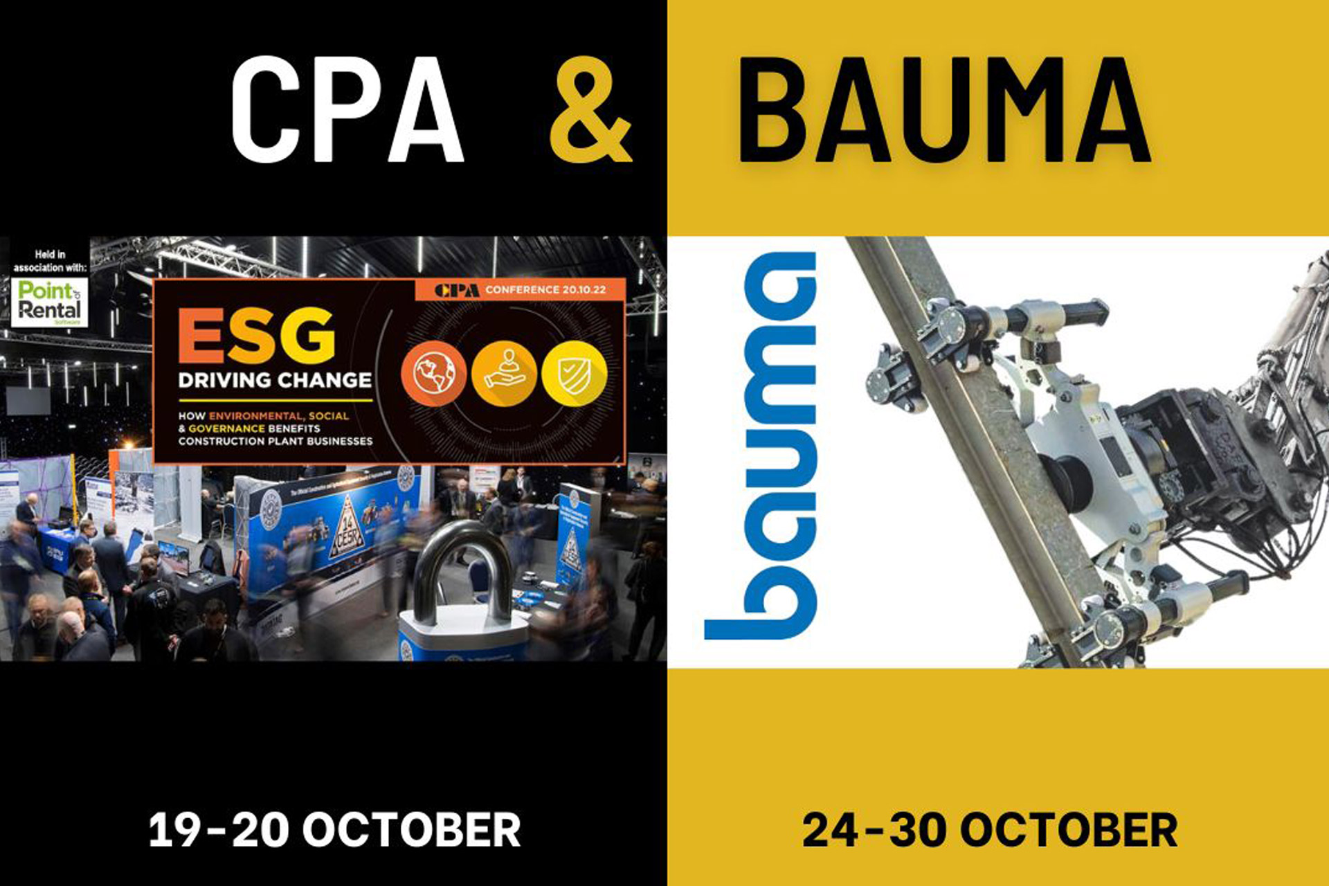 Bauma & CPA Show advertisement